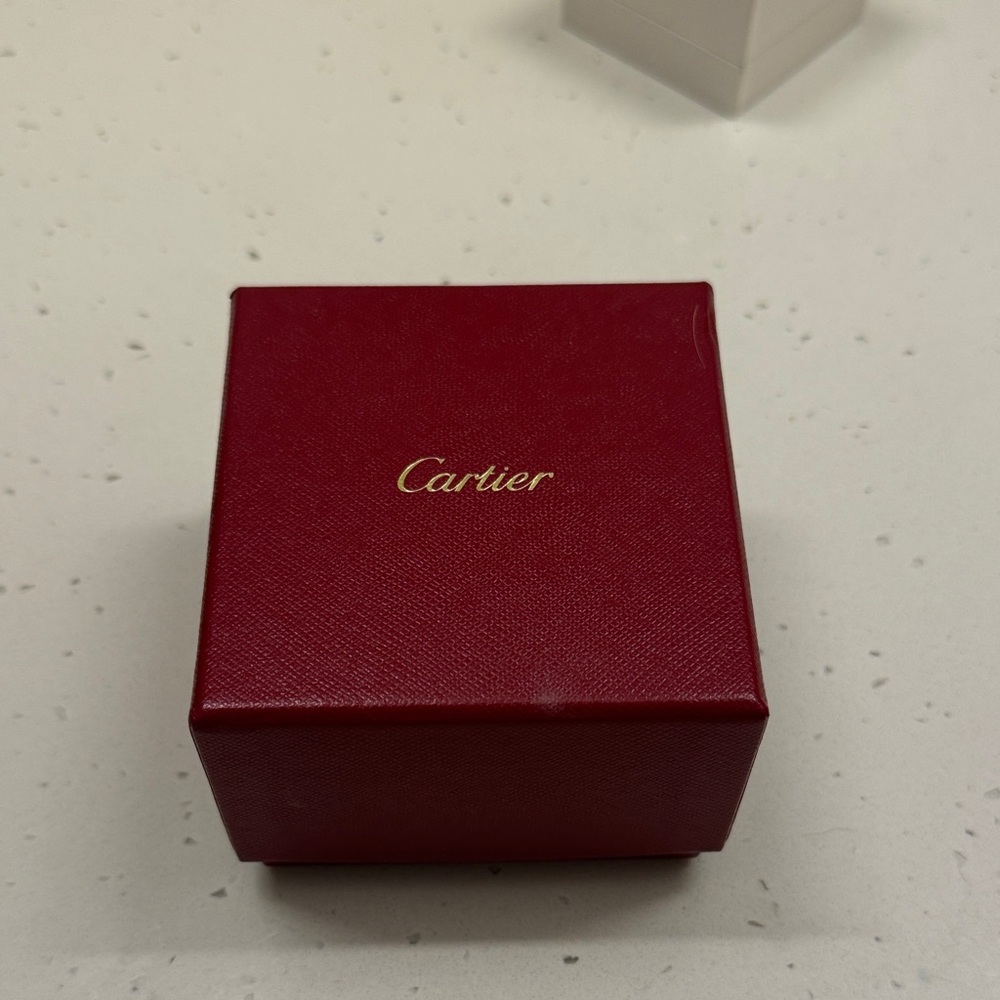 Cartier Burgundy Jewelry Box